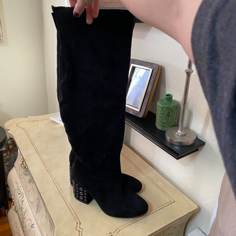 Sbicca Over-the-Knee Heeled Black Boot NWOT